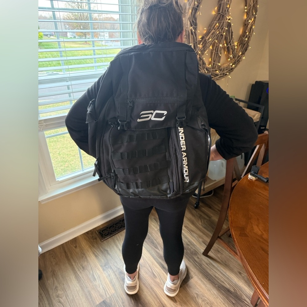 Under Armour Black Tactical Backpack - Baseball